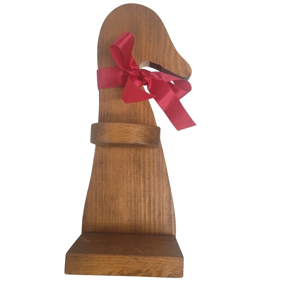 Vintage Wooden Candle Holder Handmade Farmhouse Country Decor Gift